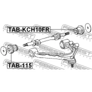 ����������� fr �������� Toyota Hilux 97-05 (46/48/32/20/49) Febest TAB115 TAB115 ����