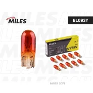 ����� WY5W 12V 5W W2,1x9,5d Yellow Miles BL093Y BL093Y ����