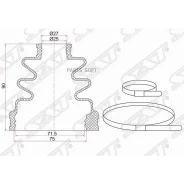 ������� ����� ���������� Toyota Camry SV35 90-94, Harrier ACU15 00-03 (2 ������. ������) SAT C1094T C1094T ����
