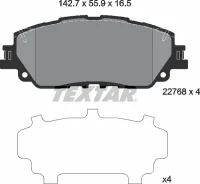 ������� ��������� �������� Textar 2276801 ��� Toyota Lexus 2276801 ����