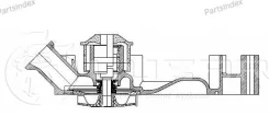����� ������� ��� �/� Toyota Land Cruiser 100 (98-)/Land Cruiser 200 (07-) 4.3i/4.7i [2UZ; 3UZ] (LWP 1947) LWP1947 ����