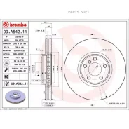 ���� ��������� ��������! BMW X5 4.4-4.8i 02 09. A542.11 Brembo 09A54211 09A54211 ����