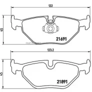 ������� �������� �. BMW E39 2.0-4.0/2.0D-3.0D 95 P06023 265 15=FDB1075=571936B ! Brembo P06023 P06023 ����