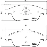 ������� �������� ��������! Renault Fluence/Megane/Scenic 1.2-2.0/1.5DCi/1.9DCi 05 P68050 Brembo P68050 P68050 ����
