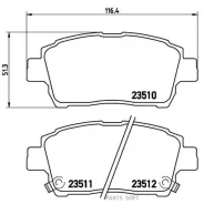 ������� ��������� �������� Brembo P83051 P83051 ����