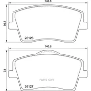 ������� �������� ��������! Volvo XC40 1.5-2.0/2.0D 17 P 86 031 Brembo P86031 P86031 ����