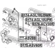 ����������� ���� �������� Toyota Camry V40/V50 0175-ASV60R Febest 0175ASV60R 0175ASV60R ����