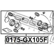 ����������� ������ �������� Toyota MARK 2/Chaser GX100 1996-2001 0175-GX105F Febest 0175GX105F 0175GX105F ����