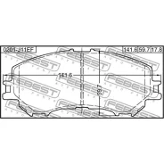 ������� ��������� �������� �������� Nissan X-Trail 0201-J11EF Febest 0201J11EF 0201J11EF ����