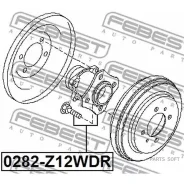 ������� ������ � ����� Nissan Tiida C11 2005-2012 0282-Z12WDR Febest 0282Z12WDR 0282Z12WDR ����