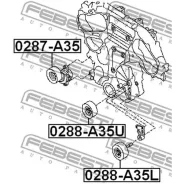 ����� �������� Nissan Murano Z51 2007-2014 0288-A35L Febest 0288A35L 0288A35L ����