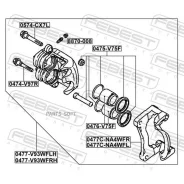 ������� ��������� �������� ����� (�� ������) 0477-V93WFLH Febest 0477V93WFLH 0477V93WFLH ����