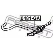 ������� ��������� ������� Mitsubishi Outlander CW# 2006-2012 0481-GA Febest 0481GA 0481GA ����