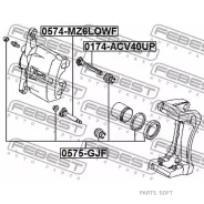 ����������� ������ �������� Mazda 6 GJ 2012- 0575-GJF Febest 0575GJF 0575GJF ����