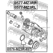 ������� ��������� 0577-MZ3RL Febest 0577MZ3RL 0577MZ3RL ����