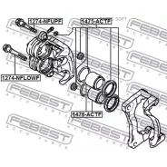 ������� �������� ����� Ssang YONG Kyron (2005-2012) 1476-ACTF Febest 1476ACTF 1476ACTF ����
