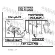 ������� �������� ������ OPEL Astra J, Mokka 1876-ASJR-KIT Febest 1876Asjrkit 1876ASJRKIT ����