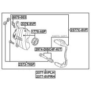 ������� �������� ���������� ��������� D57.1 Volkswagen, Suzuki, Skoda, SEAT, Peugeot 2376-8VF Febest 23768VF 23768VF ����