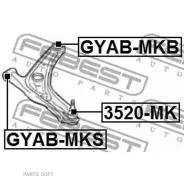 ����� ������� Geely MK 2006- 3520-MK Febest 3520MK 3520MK ����
