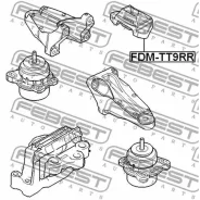 ������� ��������� ������ FORD Transit TT9 2006-2013 FDM-TT9RR Febest Fdmtt9RR FDMTT9RR ����