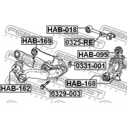 ����������� Honda CR-V RE3/RE4 20072012 HAB-162 Febest HAB162 HAB162 ����