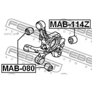 ����������� ���� ����� Mitsubishi Lancer CS/CY MAB-114Z Febest MAB114Z MAB114Z ����