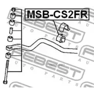 ������ ������������� Mitsubishi Lancer, Lancer Cedia CS, CT 2000.03-2009.08 MSB-CS2FR Febest Msbcs2FR MSBCS2FR ����