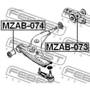 ����������� ������ ������ ��� ���������� Mazda 323 BG (89-94) MZAB-073 Febest MZAB073 MZAB073 ����