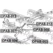 ����������� ������� ����������� ������ Febest OPAB012 OPAB012 ����