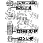 ����� ������������ SZSS-SX4F Febest Szsssx4F SZSSSX4F ����