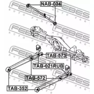 ����������� ���� ������ ������ ������ Toyota Sparky S221E/S231E 2000-2003 TAB-573 Febest TAB573 TAB573 ����