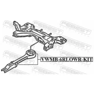 ����������� ����� ��������� Skoda Rapid 12-, VW POLO Sedan 09- VWMB-6Rlowr-KIT Febest VWMB6Rlowrkit VWMB6RLOWRKIT ����