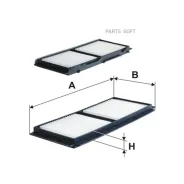 ������ ������ (�������� 2 ��) Filtron K13122X K13122X ����