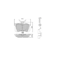 ������� �������� ������! Audi A3-A8 94, VW Golf III-IV/Passat 88, Skoda 96 Fremax FBP057501 FBP057501 ����