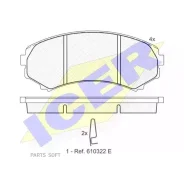 ������� �������� ��������! Mazda MPV 2.6i/3.0/2.5TD 92-99, Mitsubishi Pajero 3.2D/3.5GDi 00 181374 ICER 181374 181374 ����