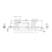 ����� ��������� �������� ������! L=445Toyota Corolla AE101/CE100 1.3/1.6/2.0D 92-97 KK FT2200 FT2200 ����