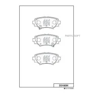 ������� �������� ������! Mazda 3 1.5/2.0/2.2D 13 D3166 Kashiyama D3166M D3166M ����