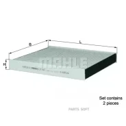 ������ ������ �������� (�������� 2 ��) Mahle LAK467S LAK467S ����