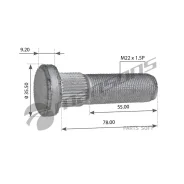 ������� ������� ������! M22x1.5x78/55 �� ������� ROR Mansons 780197 780197 ����