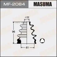 �������� ����� �����������! Toyota Corolla 91/Starlet 89 �-�� Masuma MF2084 MF2084 ����
