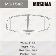 ������� �������� ������! � ���������. ���������� Toyota Land Cruiser 4.7 V8/4.5D V8 08 Masuma MS1542 MS1542 ����