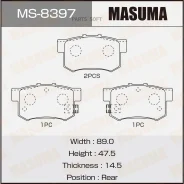 ������� �������� ������! Honda Prelude 2.0i-2.3i 4WD 92-96 Masuma MS8397 MS8397 ����