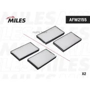 ������ ������ (�������� 2 ��) BMW E60 (Filtron K1160-2x MANN CU3139) AFW2155 Miles AFW2155 AFW2155 ����