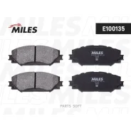 ������� ��������� �������� (��� �������) (����� Semi-Metallic) Toyota Auris 1.4-1.6 07-/Corolla 1.4 07-/RAV 4 06- (TRW GDB3425) E100135 Miles E100135...