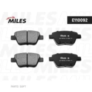 ������� ��������� ������ (��� ������� + �����) (����� Semi-Metallic) (VW GOLF VI, Jetta IV, Skoda Octavia (1Z_ (TRW GDB1841) E110092 Miles E110092 E11...