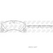 ������� ��������� �������� Porsche Cayenne 07-08/VW Touareg (1LT/1LU) 03-10� PN0529 NIBK PN0529 PN0529 ����