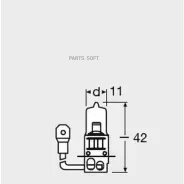 ����� �/� H3 (55W) ��22s Super +30% 12V 64151SUP 4050300504445 Osram 64151SUP 64151SUP ����