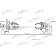 ������� �������� ���� ����� 25x652x52,5x25 ABS:48T Hyundai Solaris SB 11 - KIA RIO DX 11 - PDS0504 Patron PDS0504, ����� PDS0504 ����
