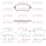 ������� �������� �. Mazda 2 1.3i/1.5i, Ford Fiesta VI 08 1281 10 [1550219] ! Remsa 128110 128110 ����