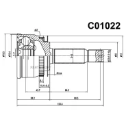 ���� ������� �������� Sangsin Brake C01022 C01022 ����